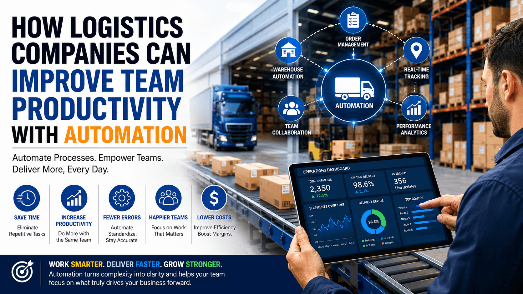 How Logistics Companies Can Improve Team Productivity With Automation